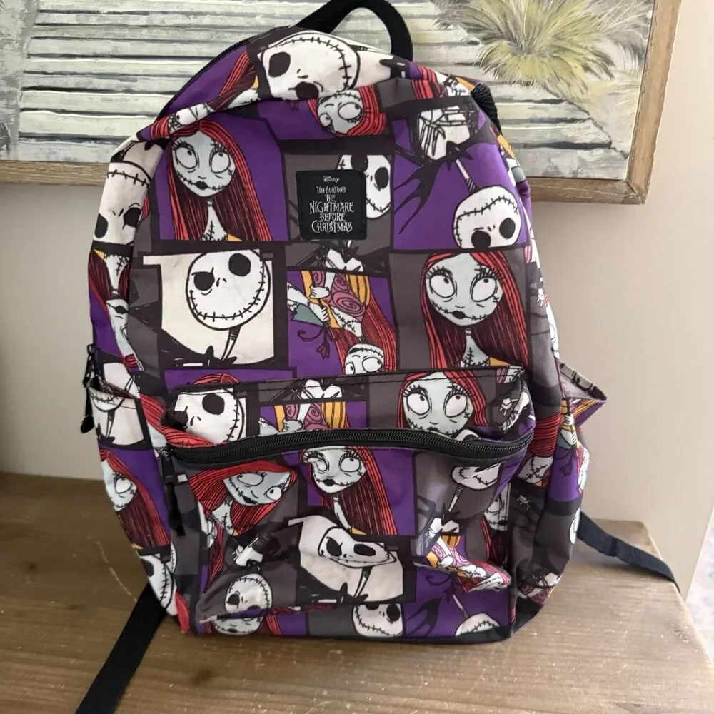 Disney Nightmare Before Christmas  Backpack Book Bag